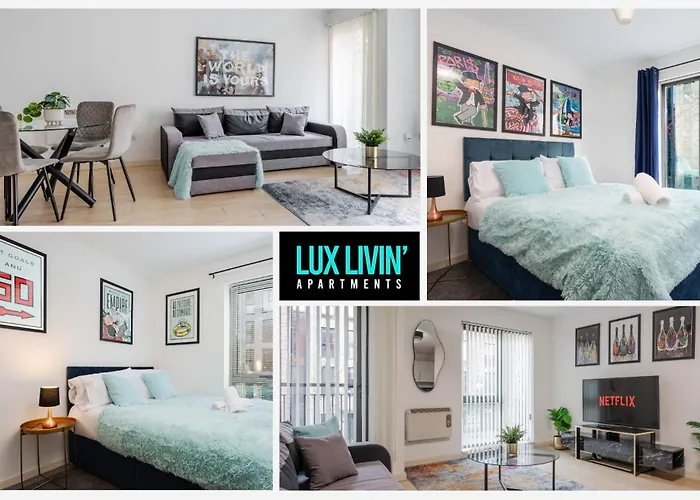 Luxury 2 Bed Apartment City Centre Free Parking