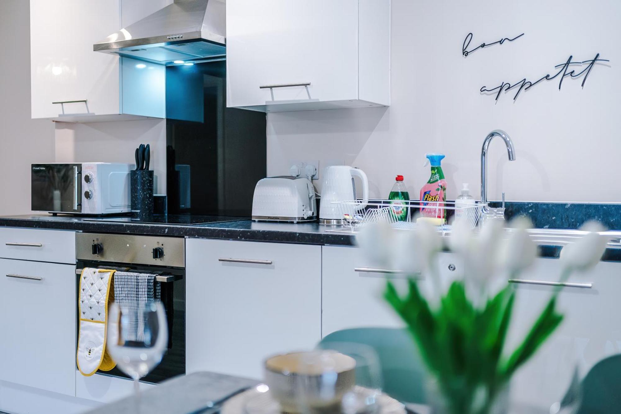 Apartment Deluxe New Build 2 Bedroom 2 Bathroom - Free Secure Parking Manchester