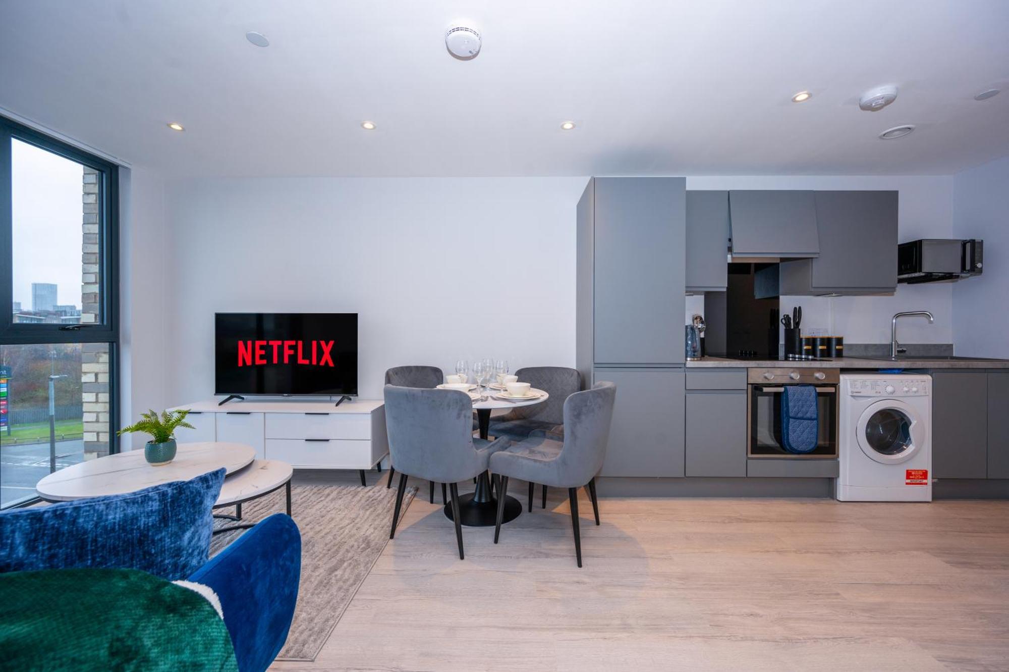 Apartment Cosy 1 Bed - Perfect For Long By Valore Services Manchester