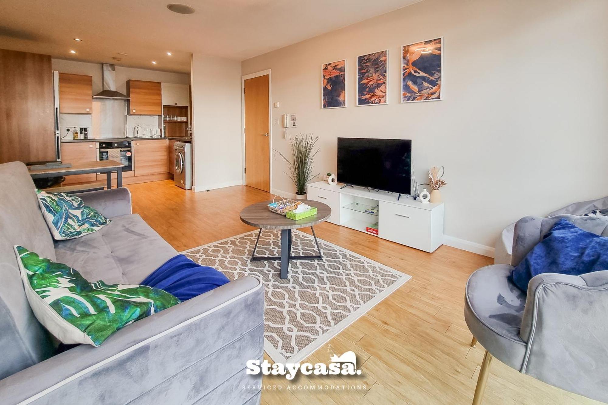 Apartment Modern Aesthetic Cosy Near Centre Manchester