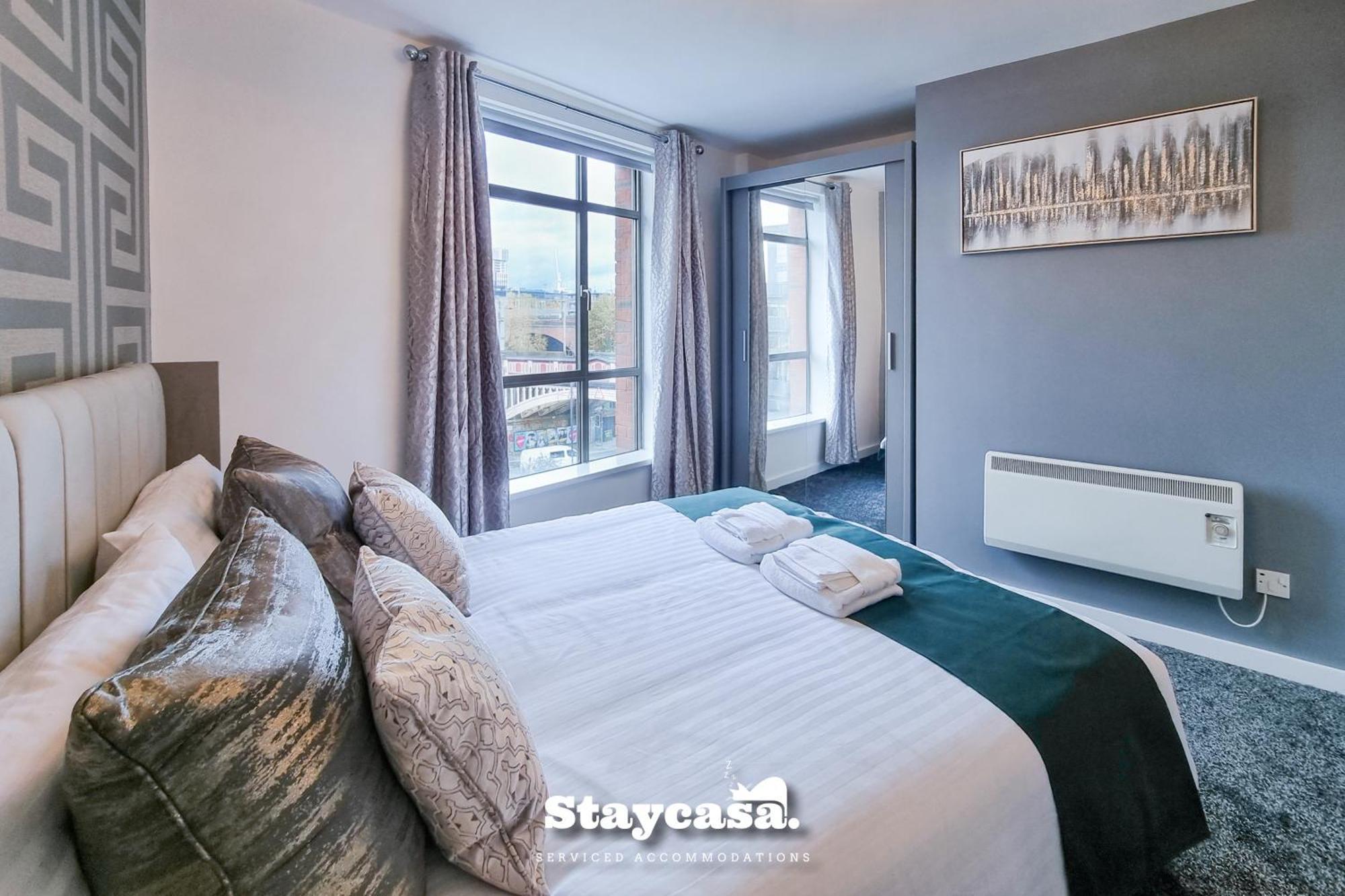 Luxury Deansgate Canal View & Free Parking