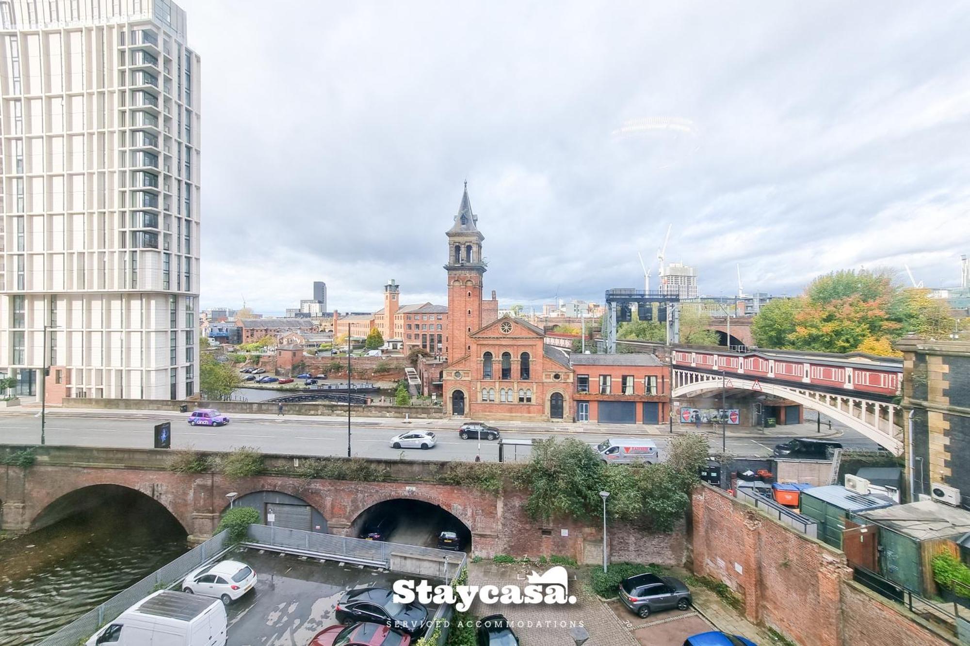Luxury Deansgate Apt Canal View & Free Parking Manchester