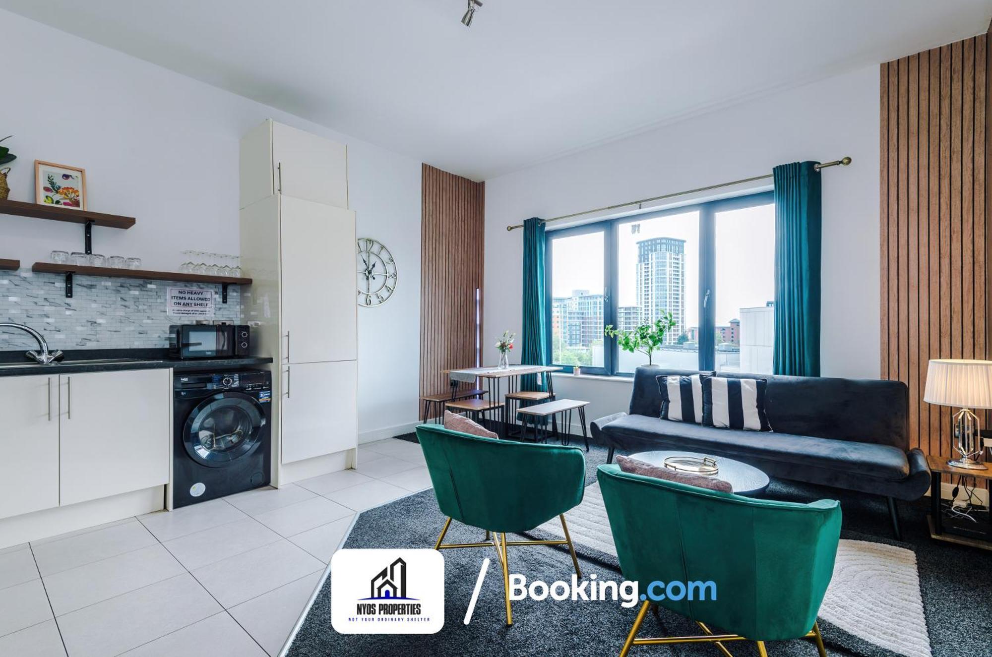 Media City Apt Sleeps8, 25 Percent Off For Monthly Stays, Business & Leisure Apartment Manchester