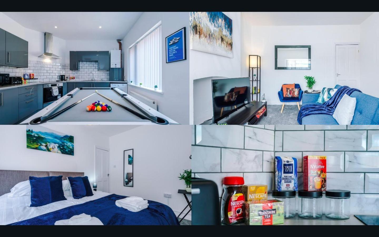 Holiday home 3 Bedroom House With Pool Table And Free Parking - Perfect For Contractors *