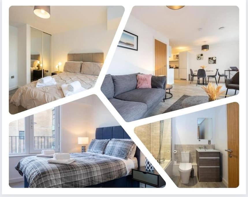 Apartment Spacious 2 Bed Duplex Salford M5