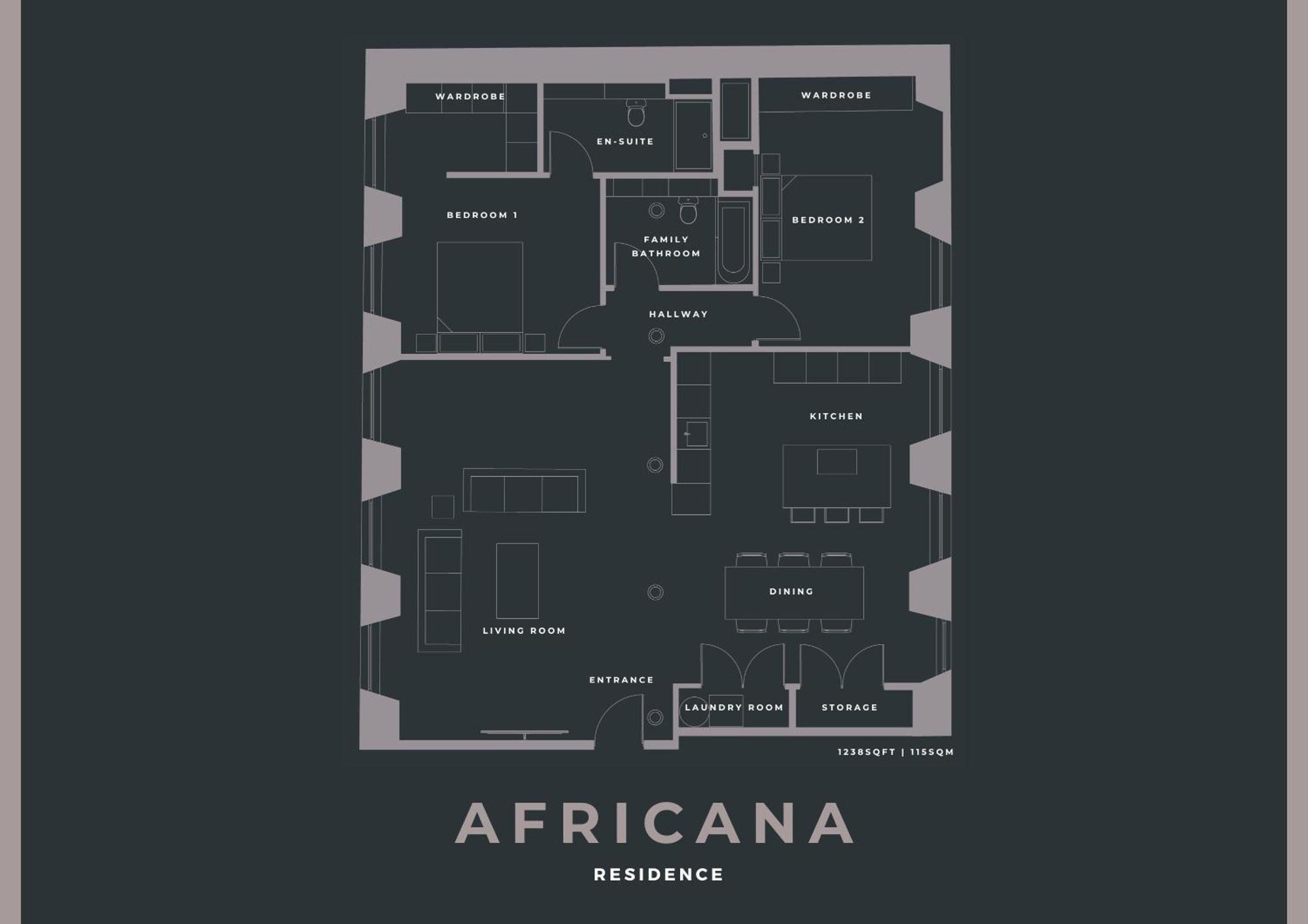Apartment Africana By The Heim Residences *