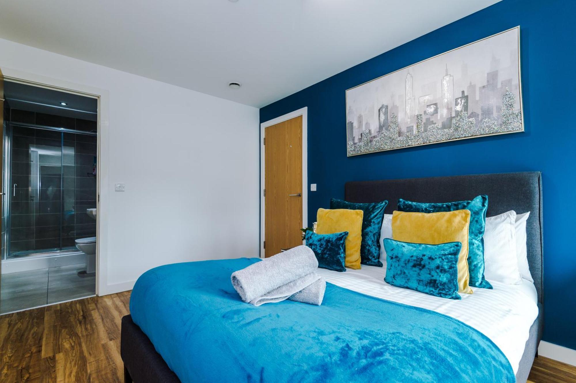 Apartment Lux Livin' - Luxury 2 Bed With Skyline View & 24 Hour Gym