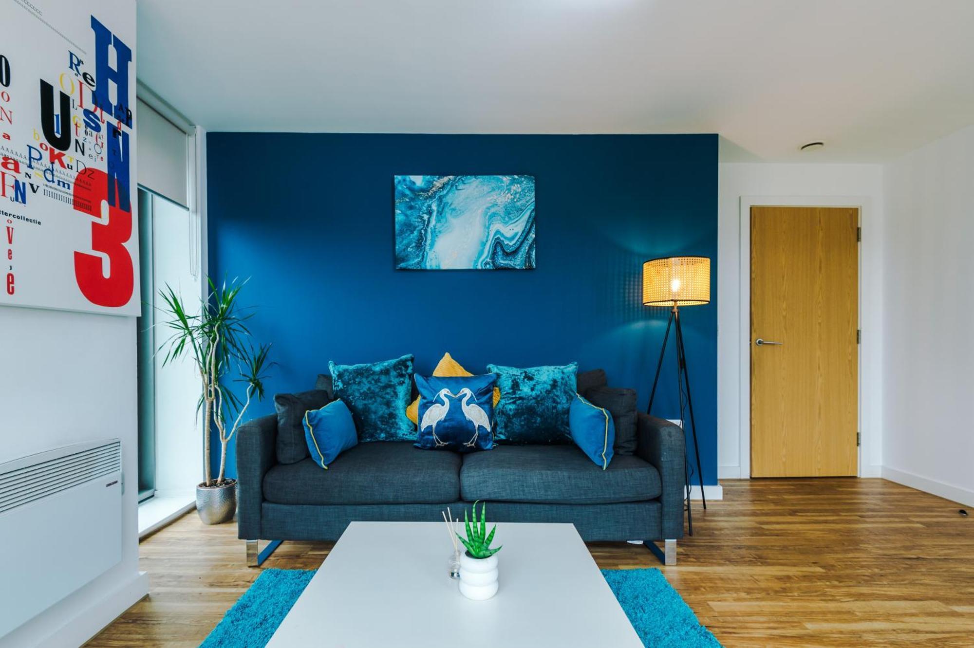 Apartment Lux Livin' - Luxury 2 Bed With Skyline View & 24 Hour Gym Manchester