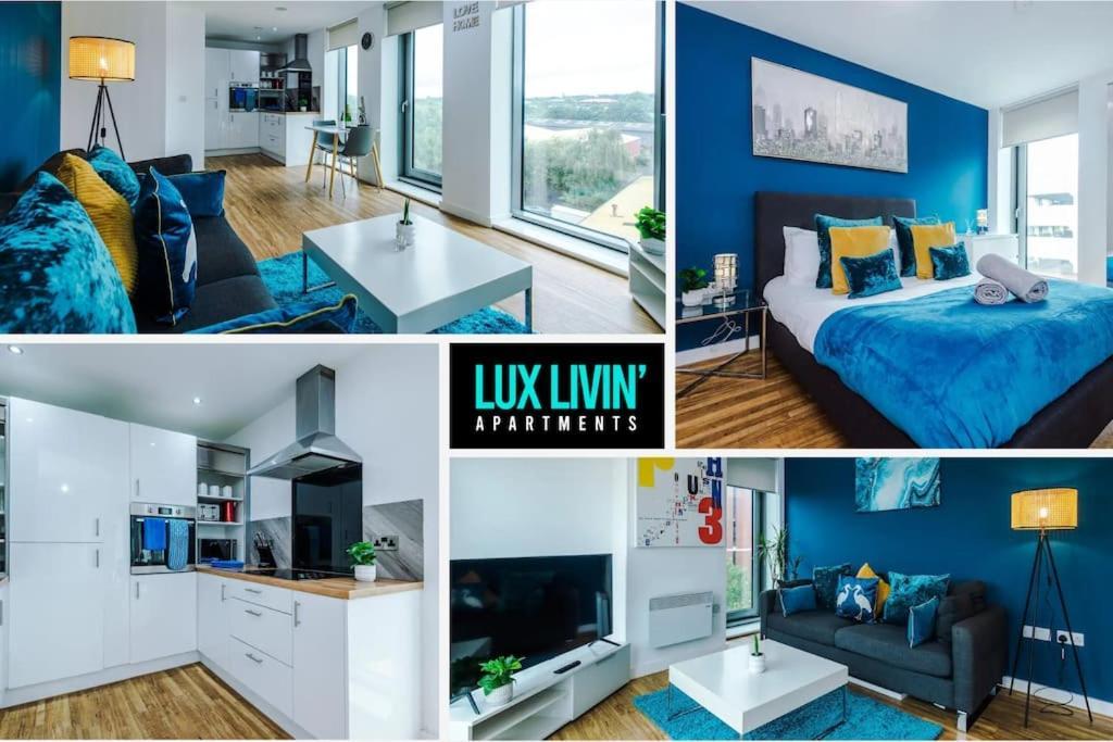 Apartment Lux Livin' - Luxury 2 Bed With Skyline View & 24 Hour Gym *