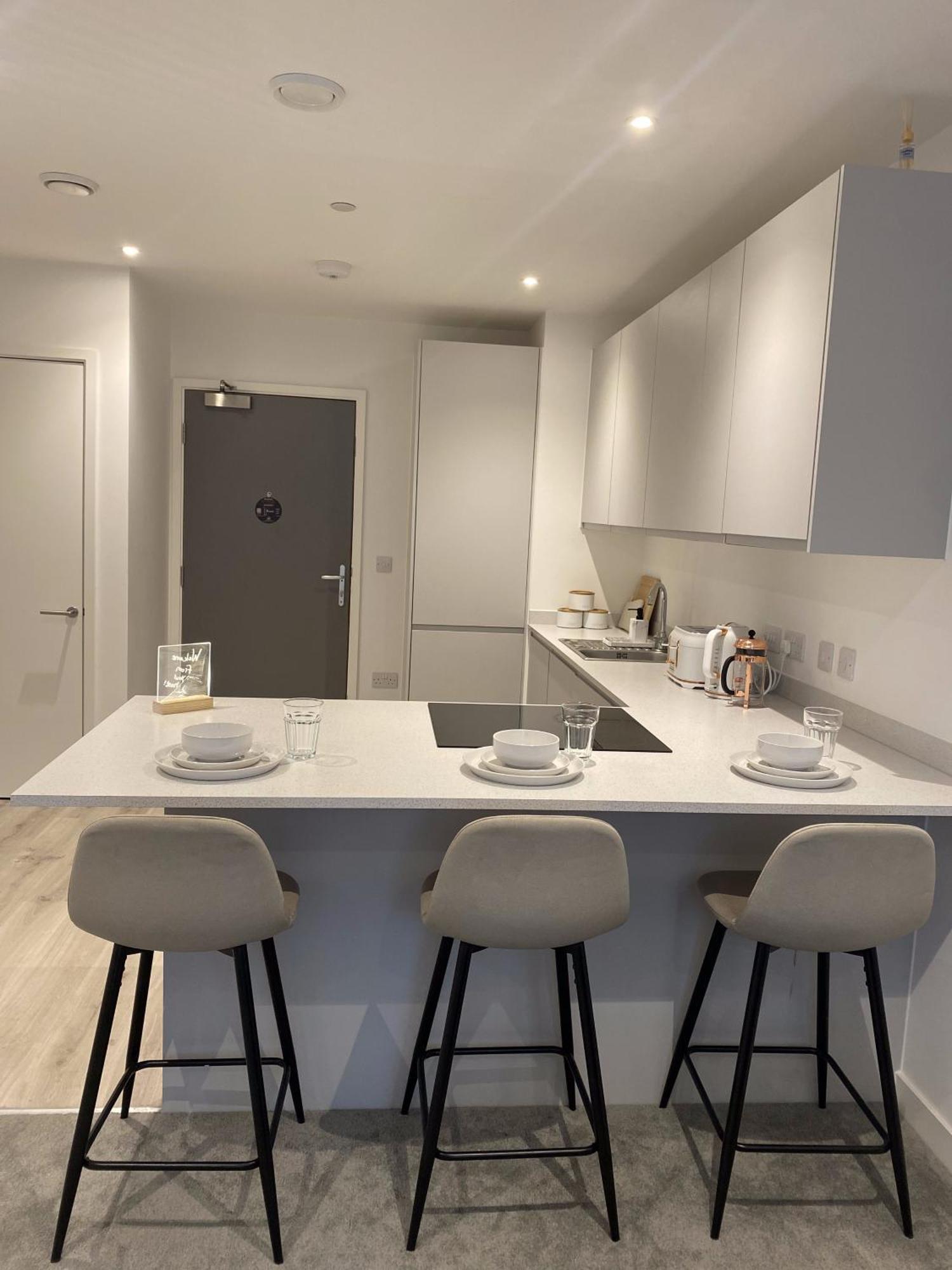 Apartment Terrace Retreat-cinema & Free Parking Manchester