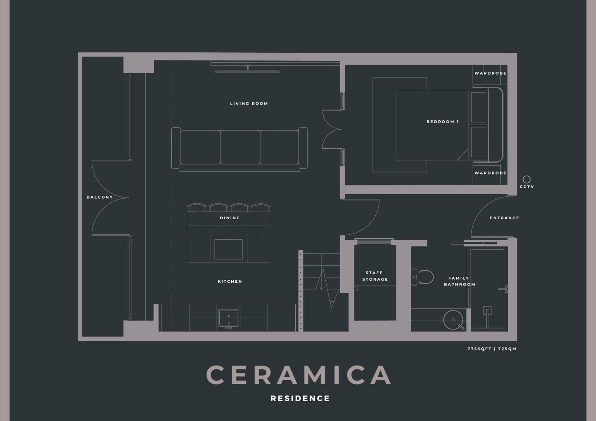 Ceramica By The Heim Residences Apartment *