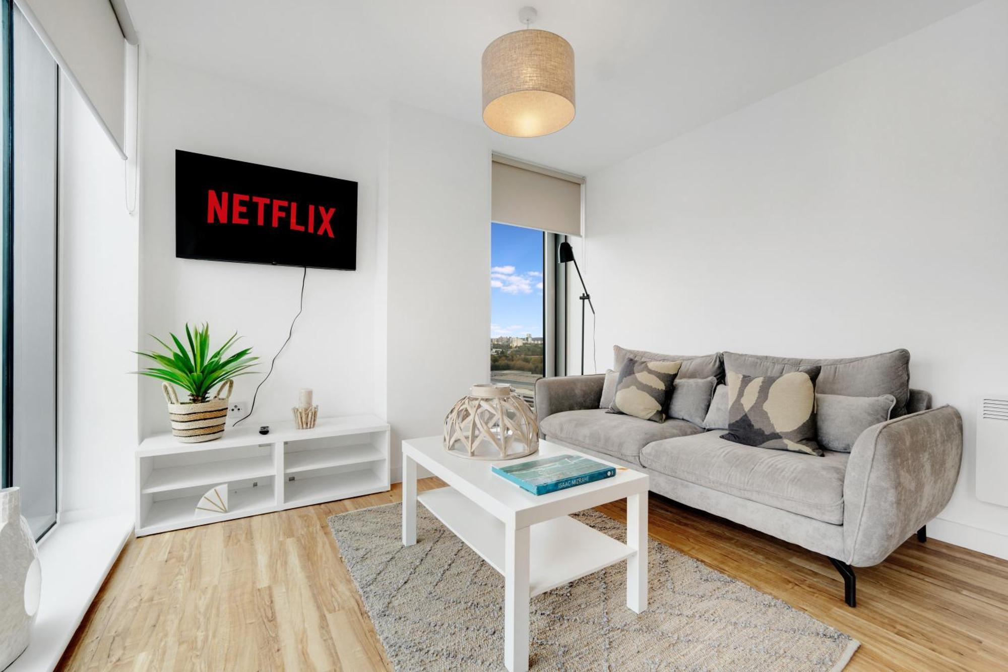 Apartment New! Media 2br Free Wifi Manchester