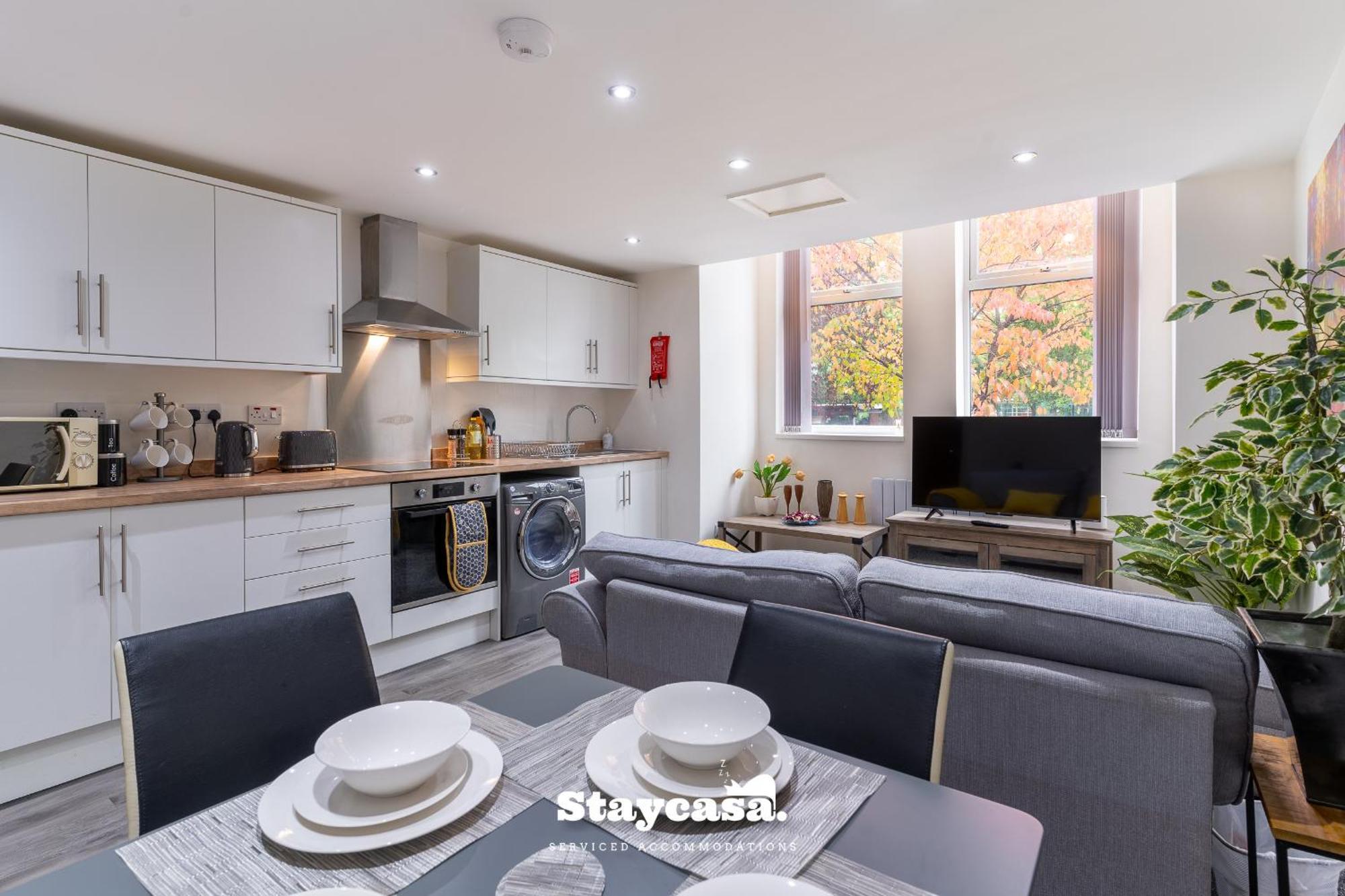Casa Cove Gf Flat Free Parking - 5min To Hospital Apartment