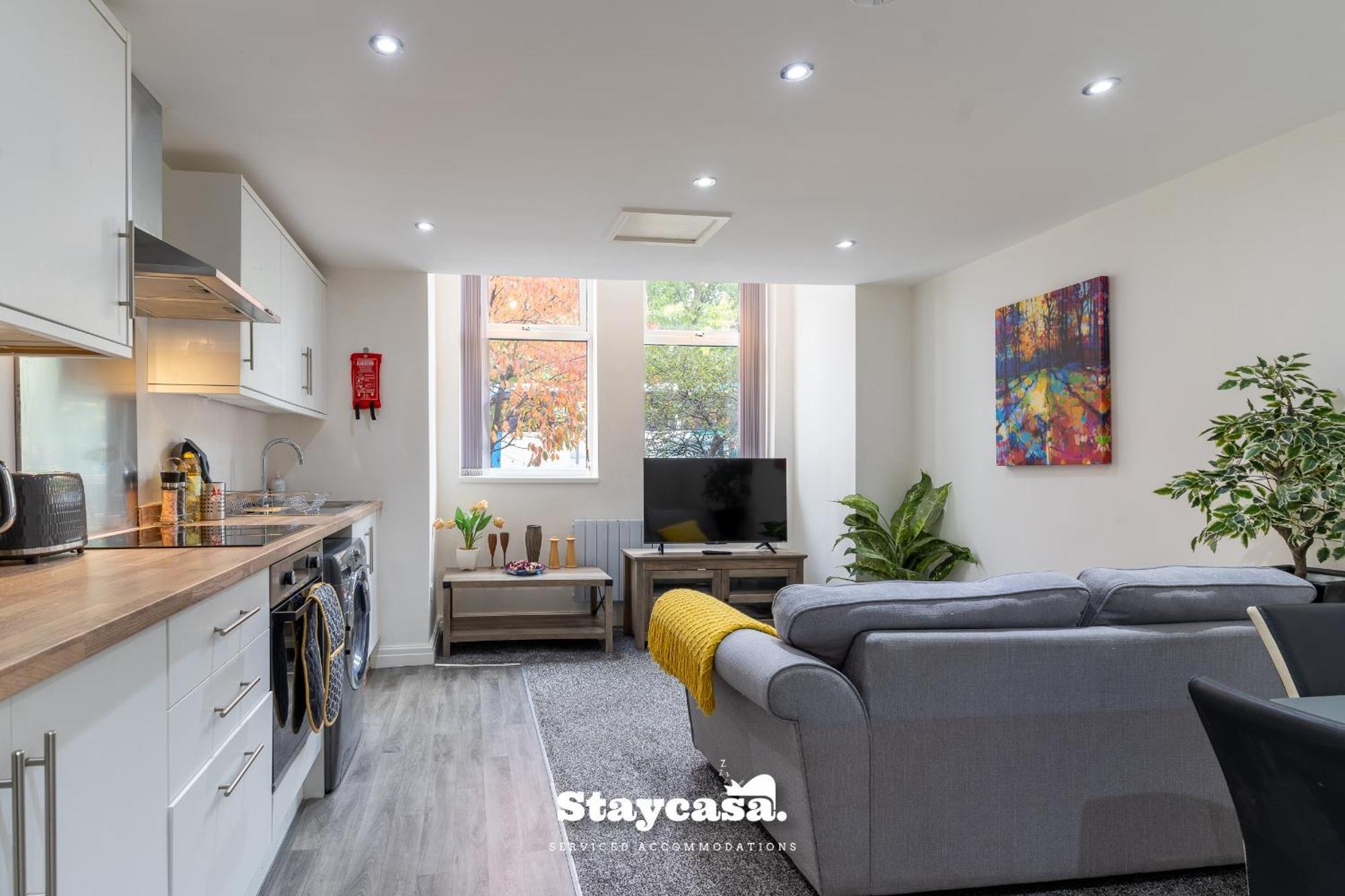 Apartment Casa Cove Gf Flat Free Parking - 5min To Hospital *