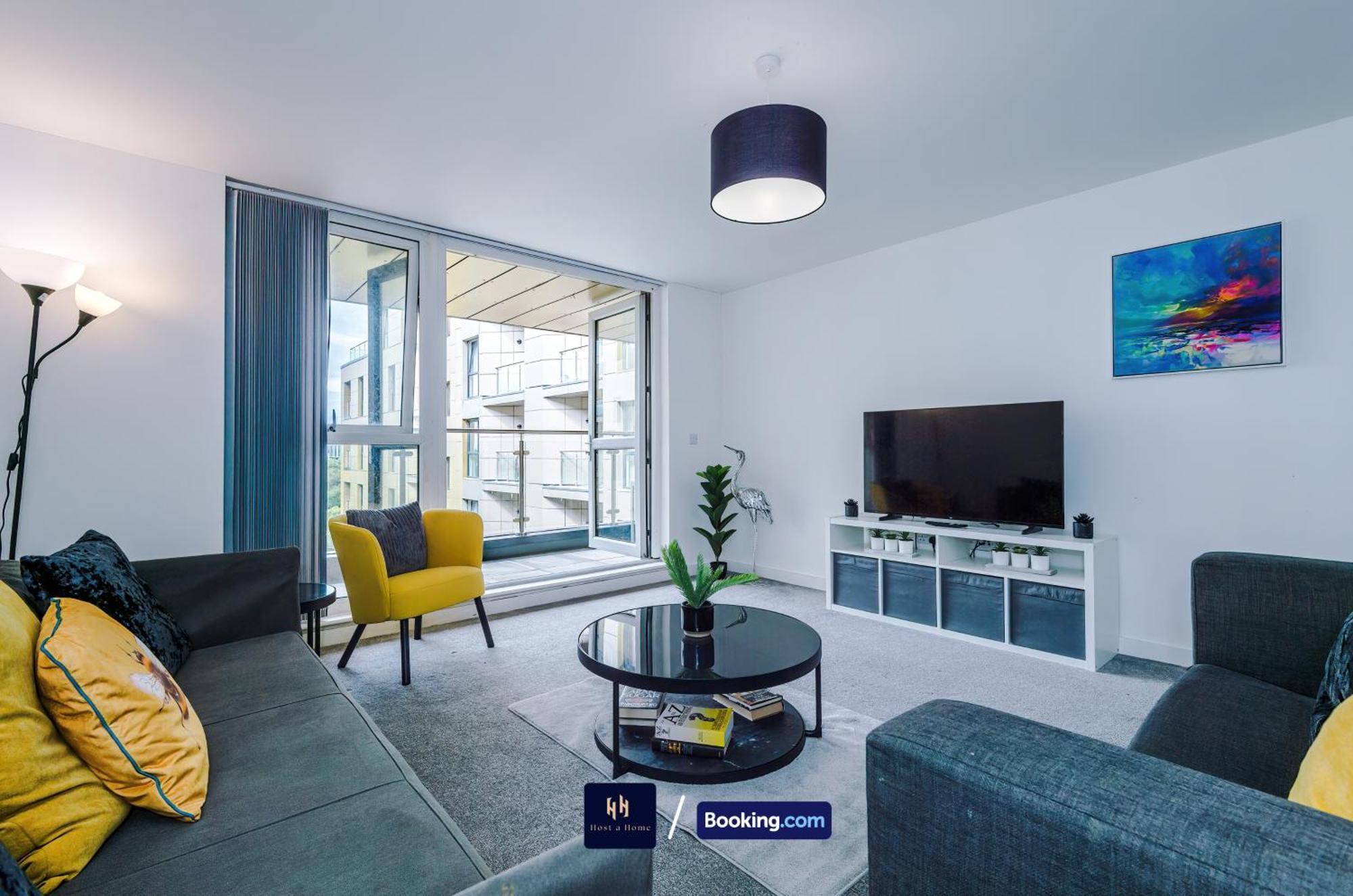 2 Extra Large Bedroom By Host A Short Lets & Serviced With Free Wifi Manchester