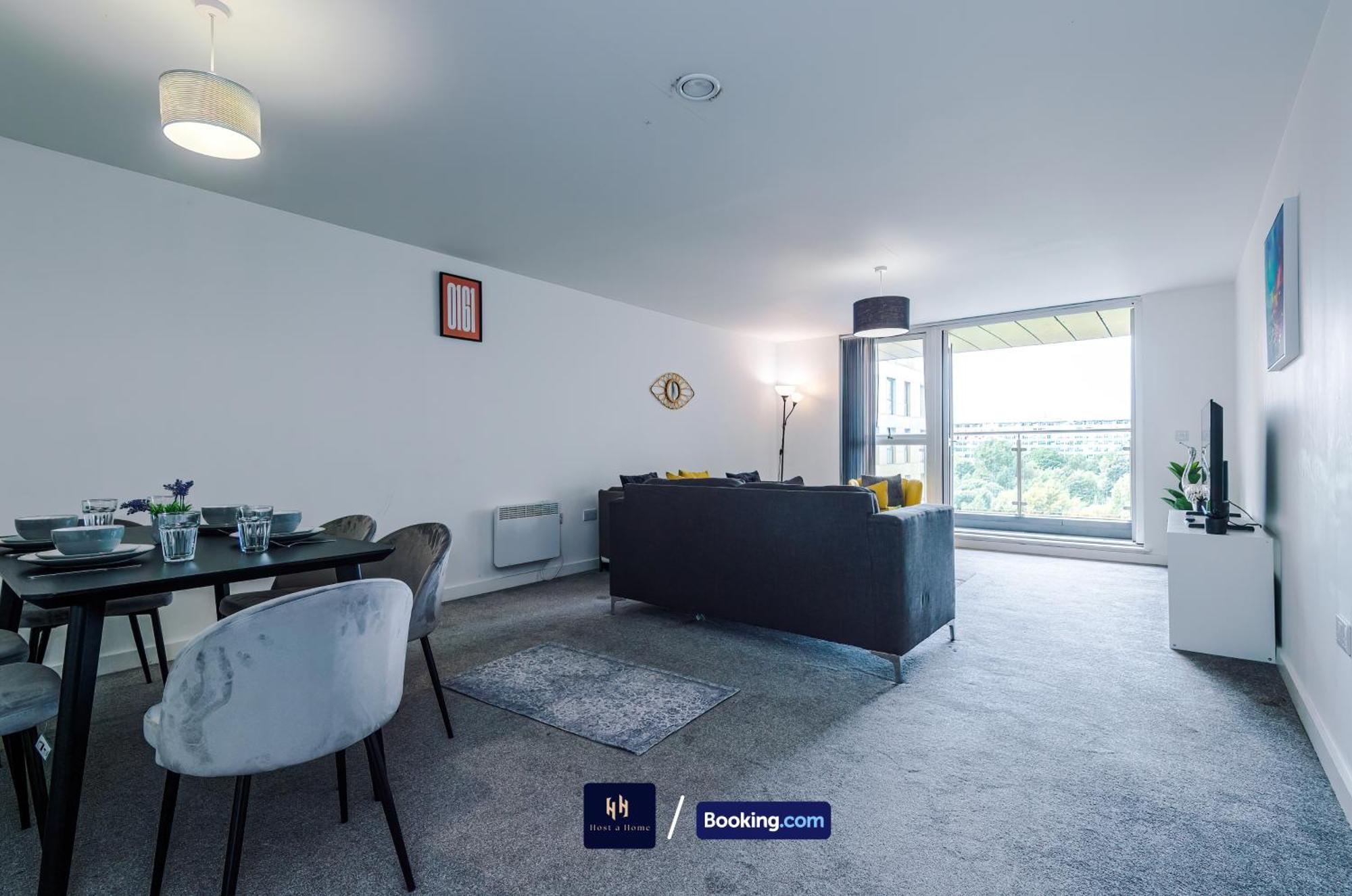 Apartment 2 Extra Large Bedroom By Host A Short Lets & Serviced With Free Wifi *
