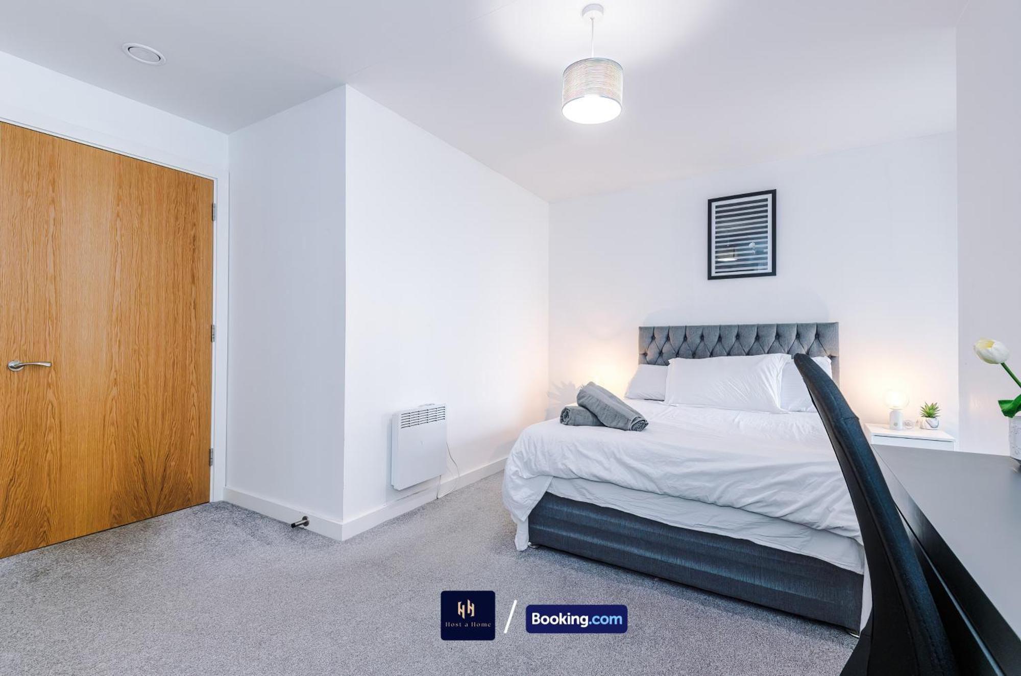 2 Extra Large Bedroom By Host A Short Lets & Serviced With Free Wifi Apartment *