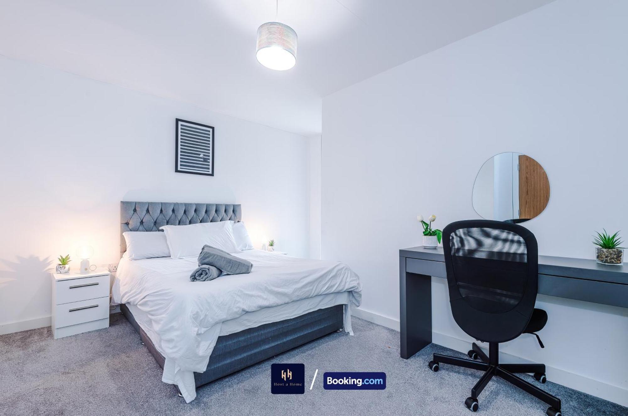 2 Extra Large Bedroom By Host A Short Lets & Serviced With Free Wifi Apartment *