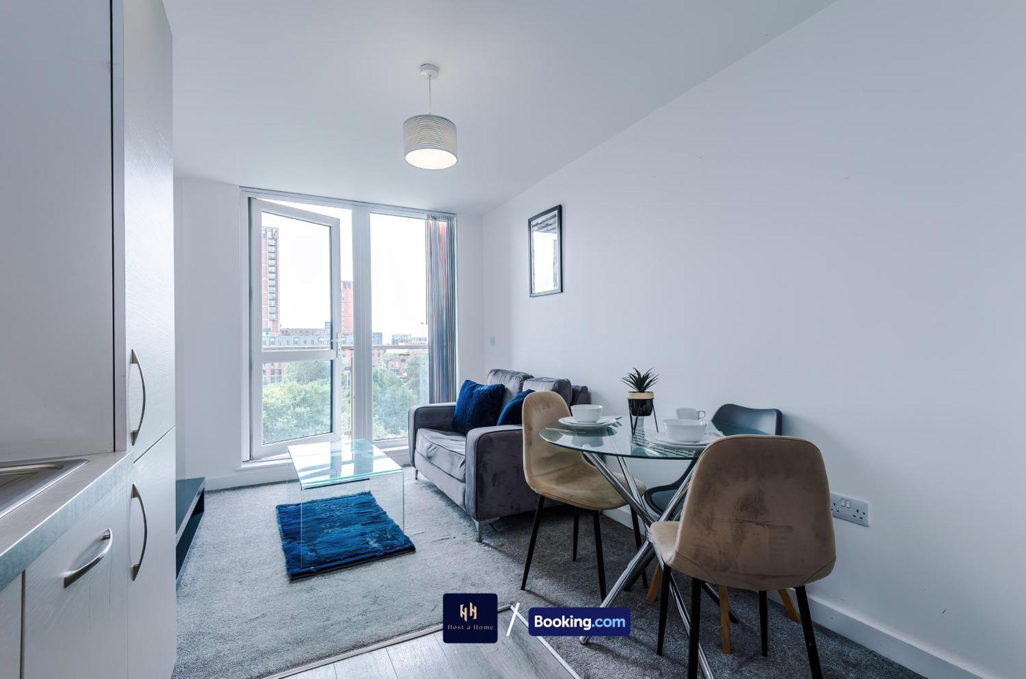 Apartment Modern 1 Bed With Balcony By Host A *