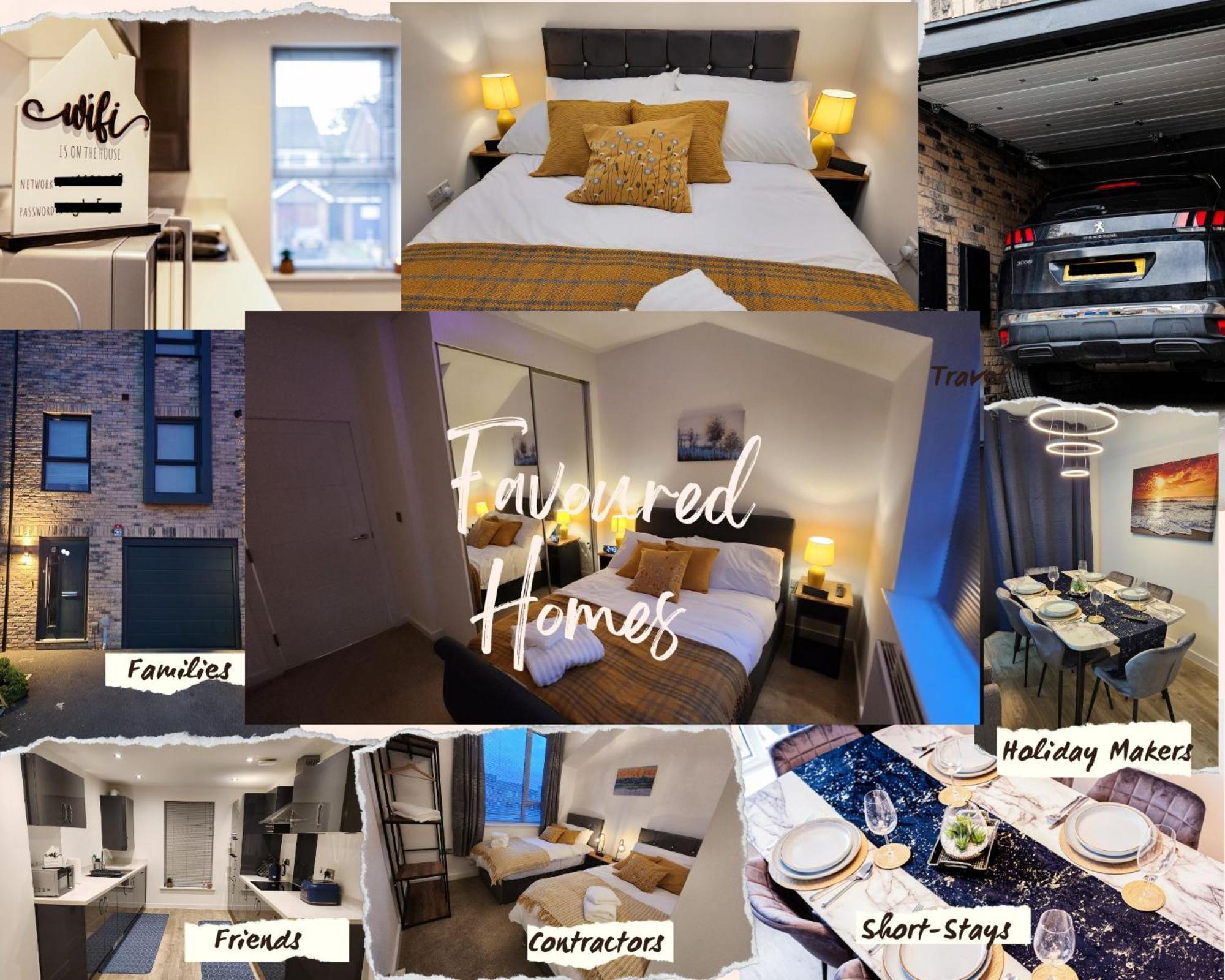 Holiday home Beautifully Fab 3 Bedroom 4 Beds New 8 Guests Stretford Trafford Manchester