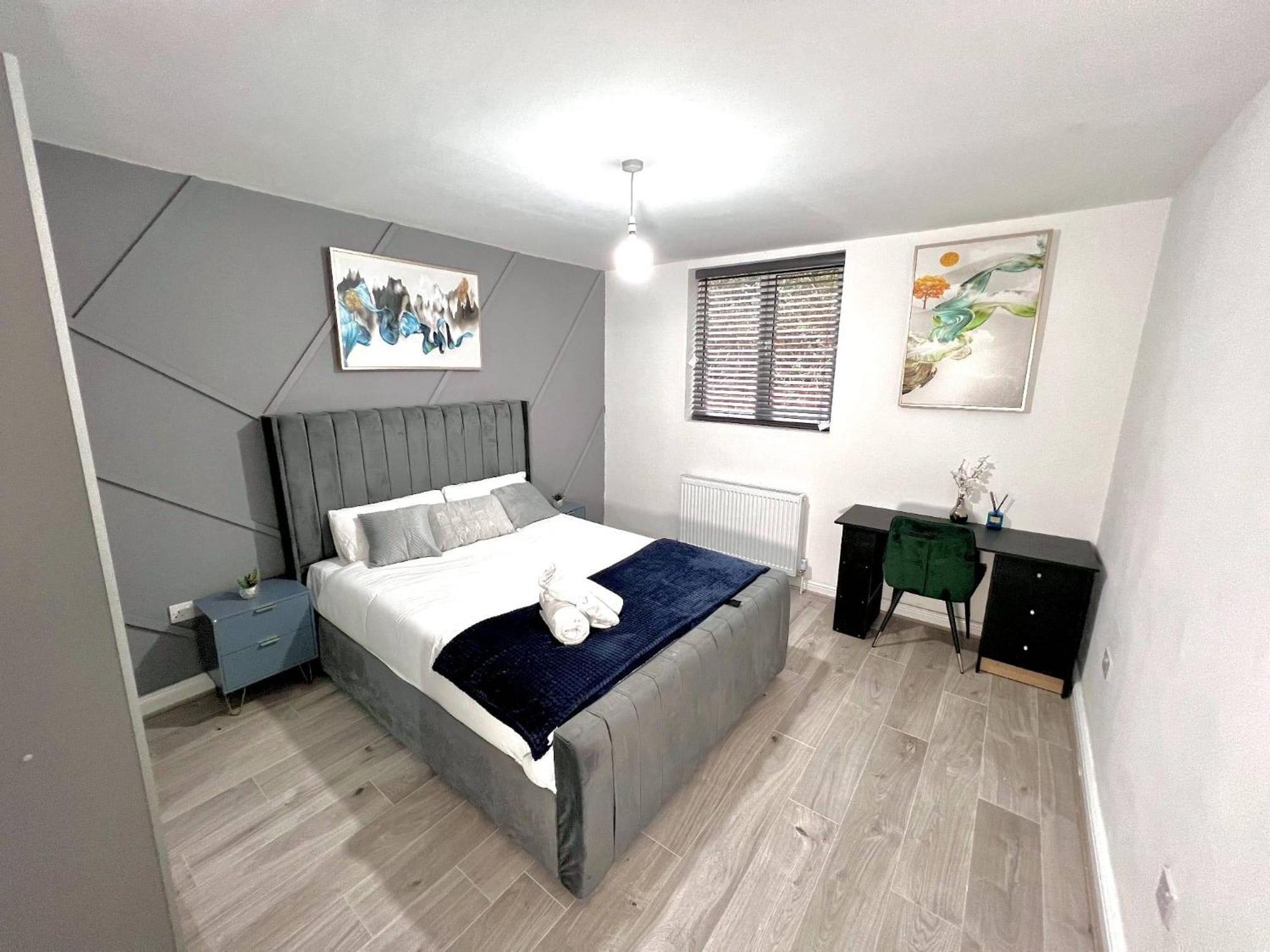 Apartment Stylish Spacious 1bd Apt-kingbed-10min Heaton Park Manchester