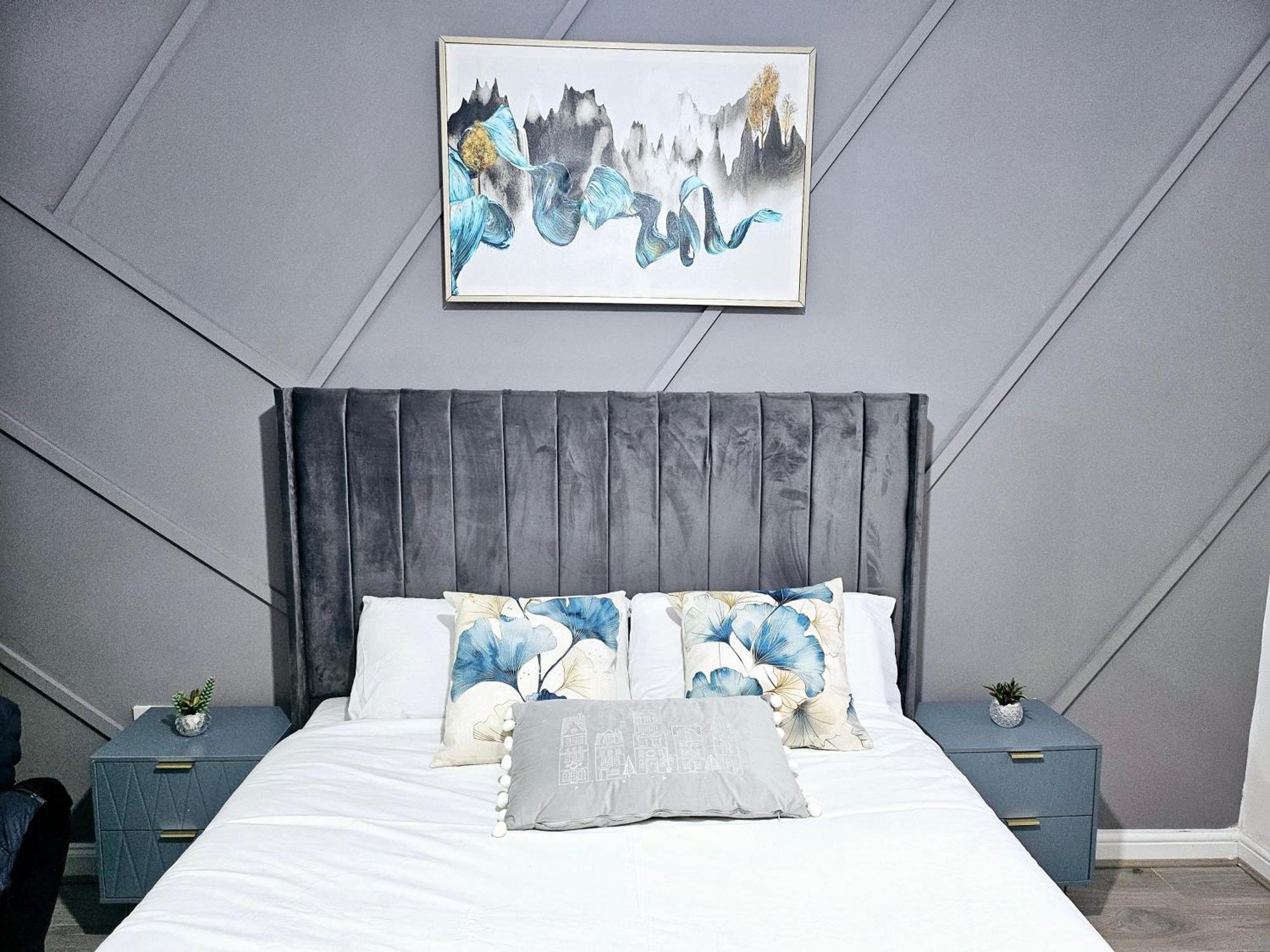 Stylish Spacious 1bd Apt-kingbed-10min Heaton Park * Manchester