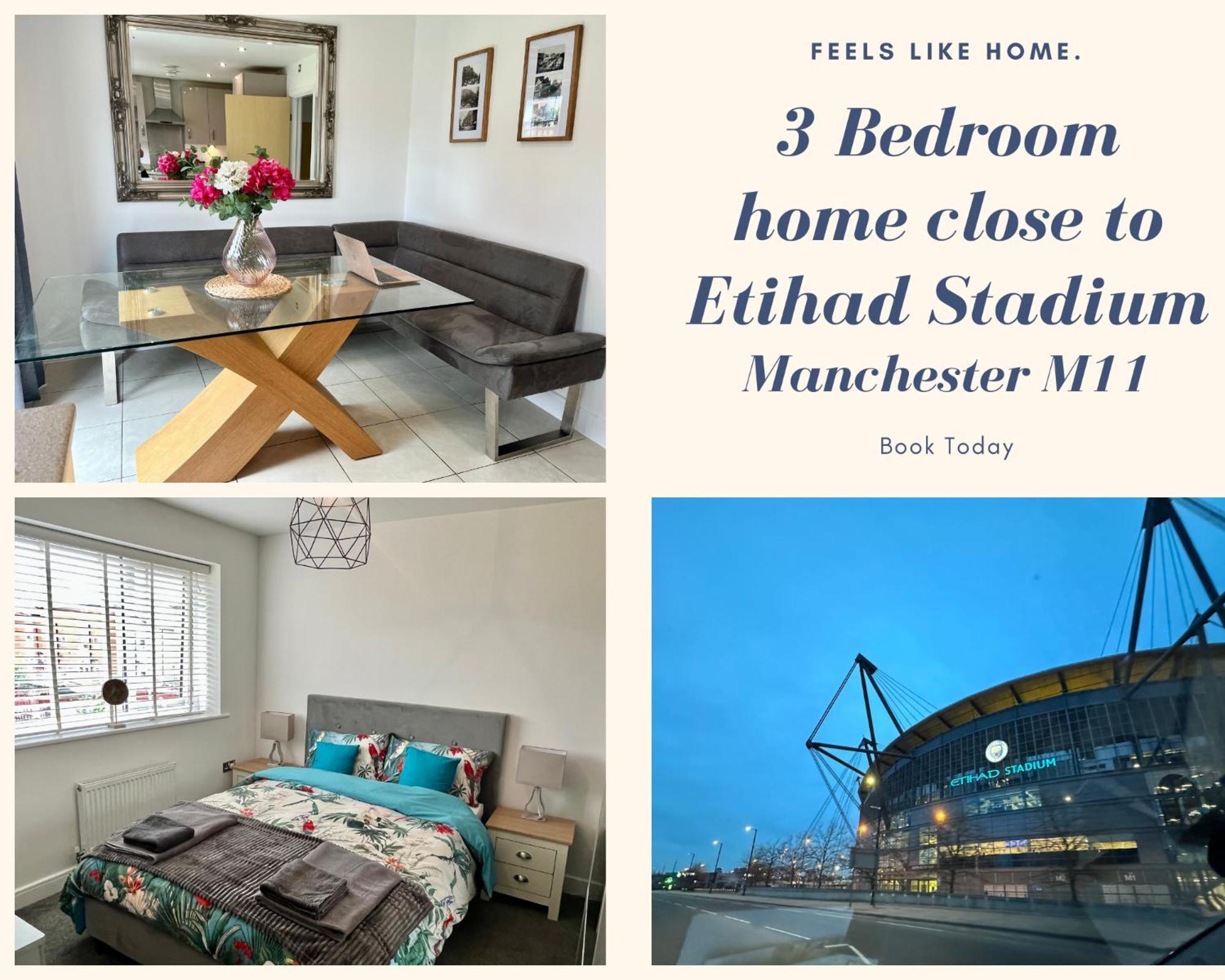 Ao Arena Etihad Gem 6 Guests Holiday home *