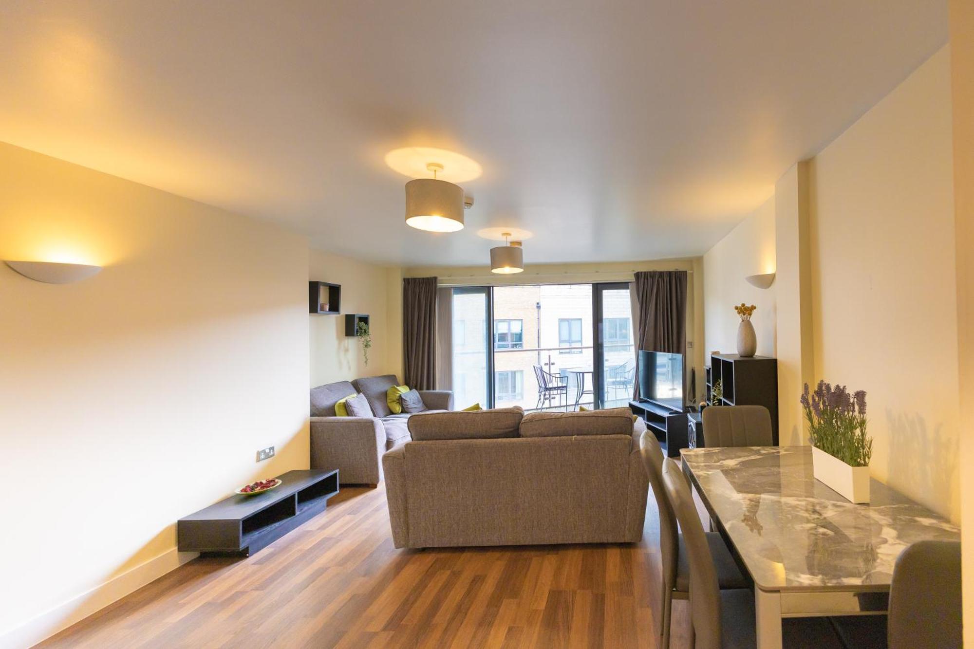 The Elegant 2 Bed Ensuite Flat In Deansgate Apartment *