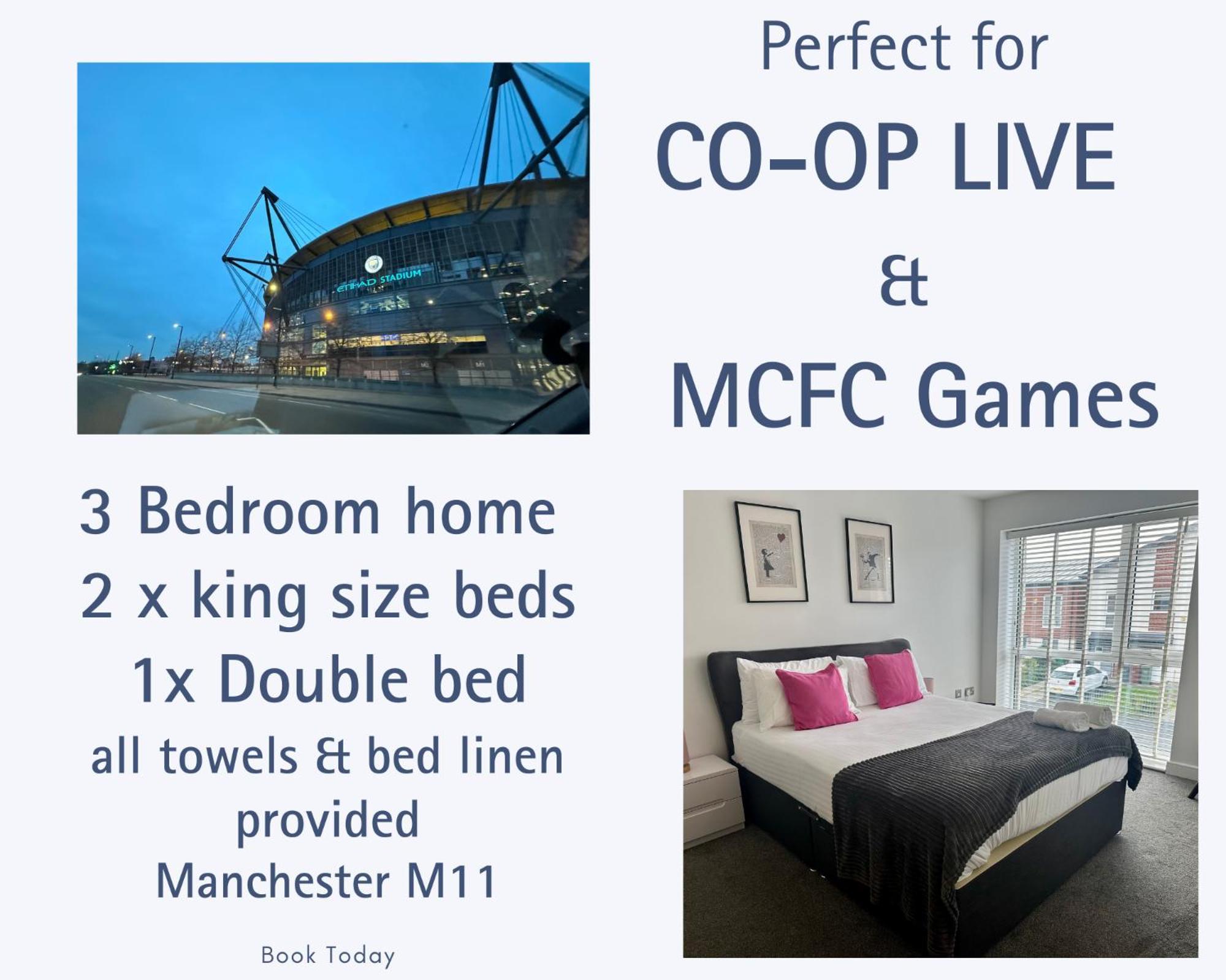 Ao Arena Etihad Gem 6 Guests Holiday home *