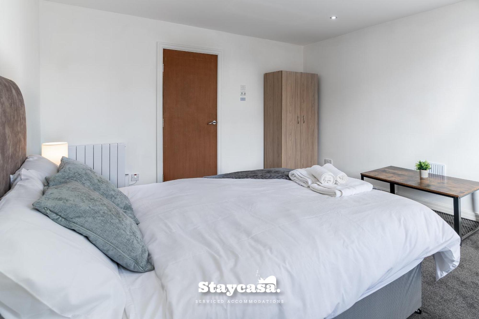 Casa Cove Gf Flat Free Parking - 5min To Hospital Manchester
