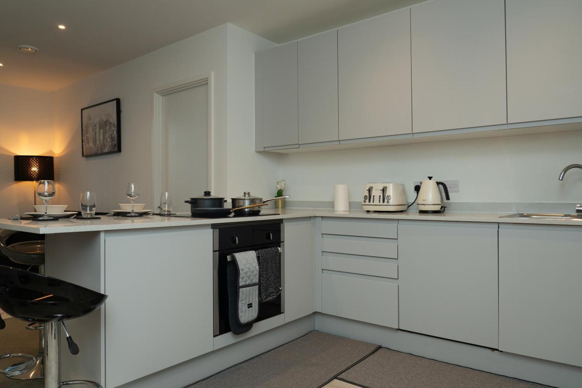 X2 Bed&bath Trafford Apt-mediacityuk -old Trafford Apartment