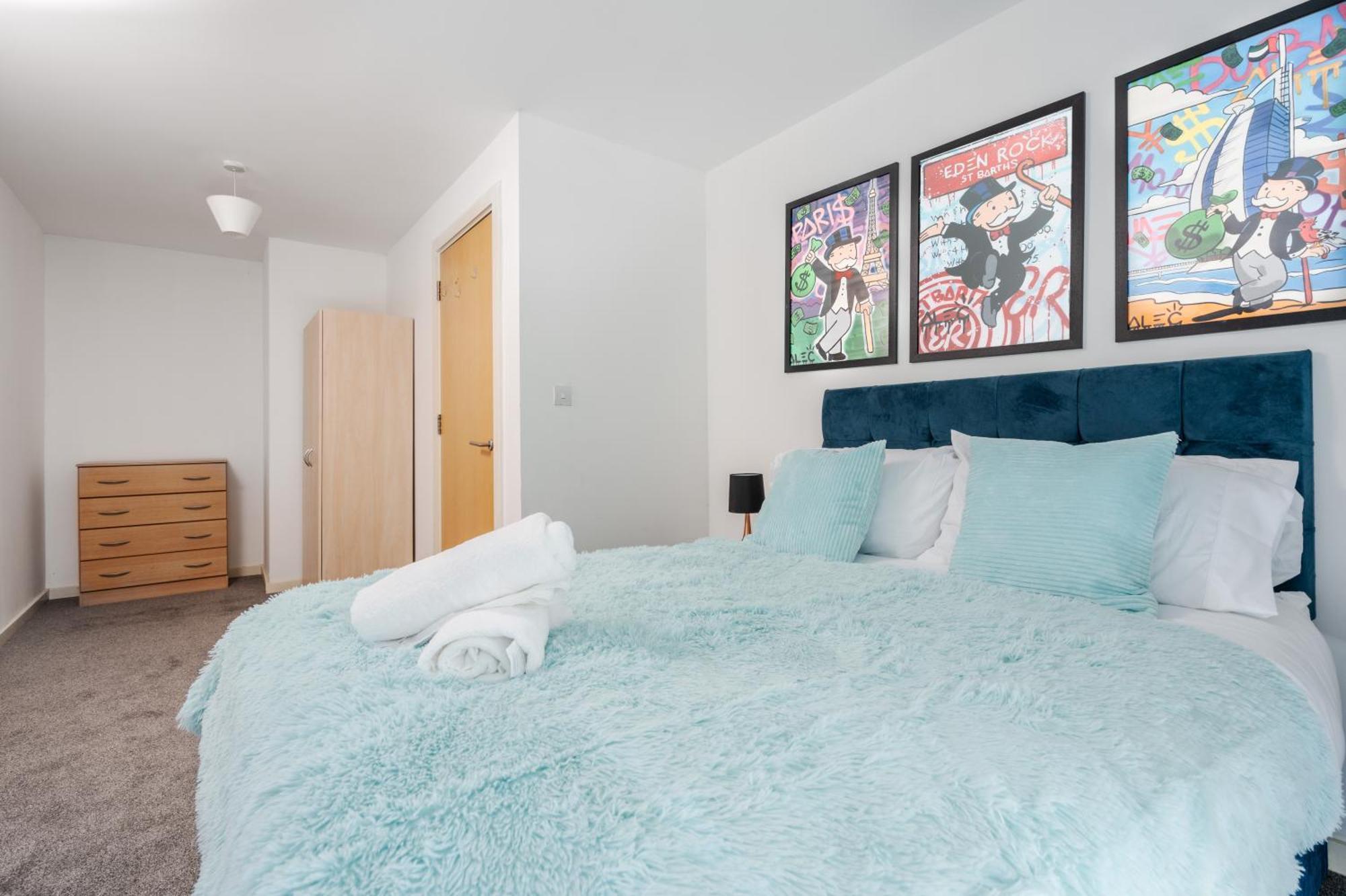 Luxury 2 Bed Centre Free Parking Apartment *