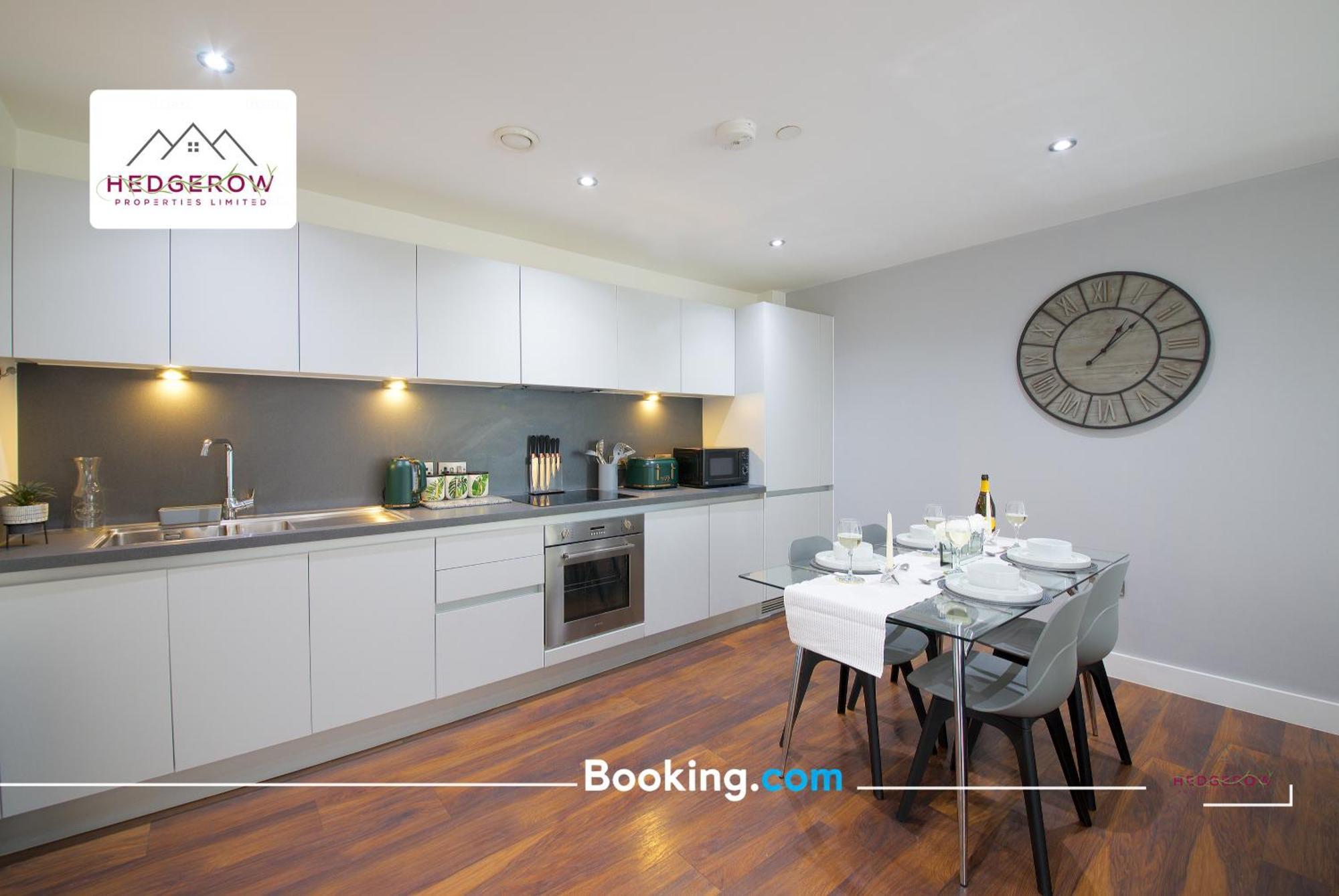 Apartment Centre By Hedgerow