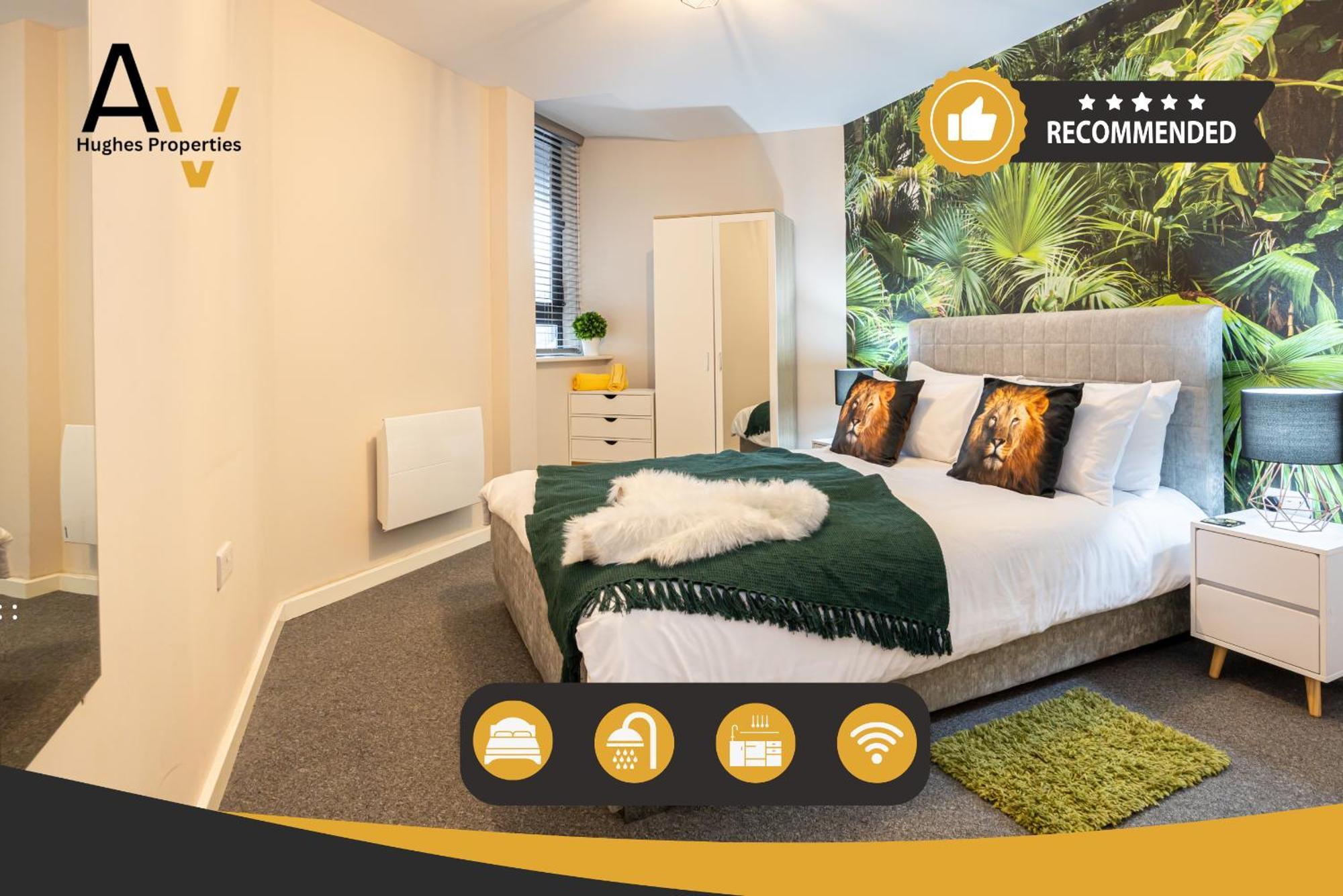 Apartment Cosy One-Bedroom Apartment - Salford, Perfect For Professionals & Couples By Av Hughes Properties