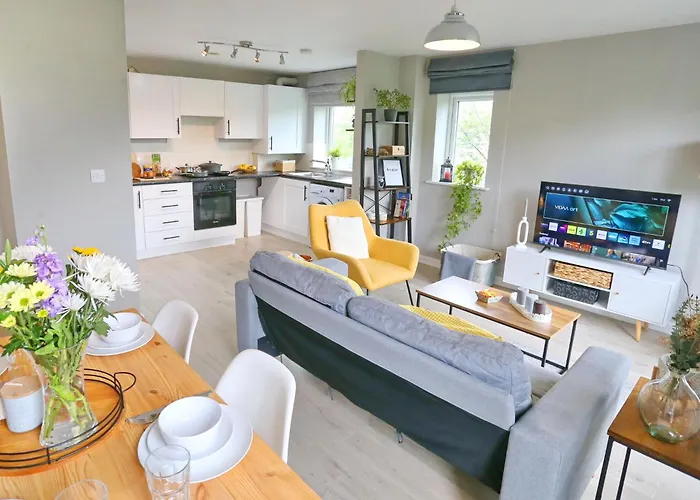 Pass The Keys Stylish Flat With Parking Close To Coop Arena