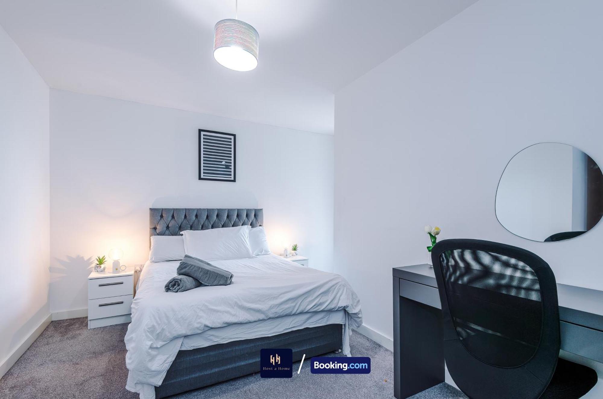 2 Extra Large Bedroom By Host A Short Lets & Serviced With Free Wifi Manchester