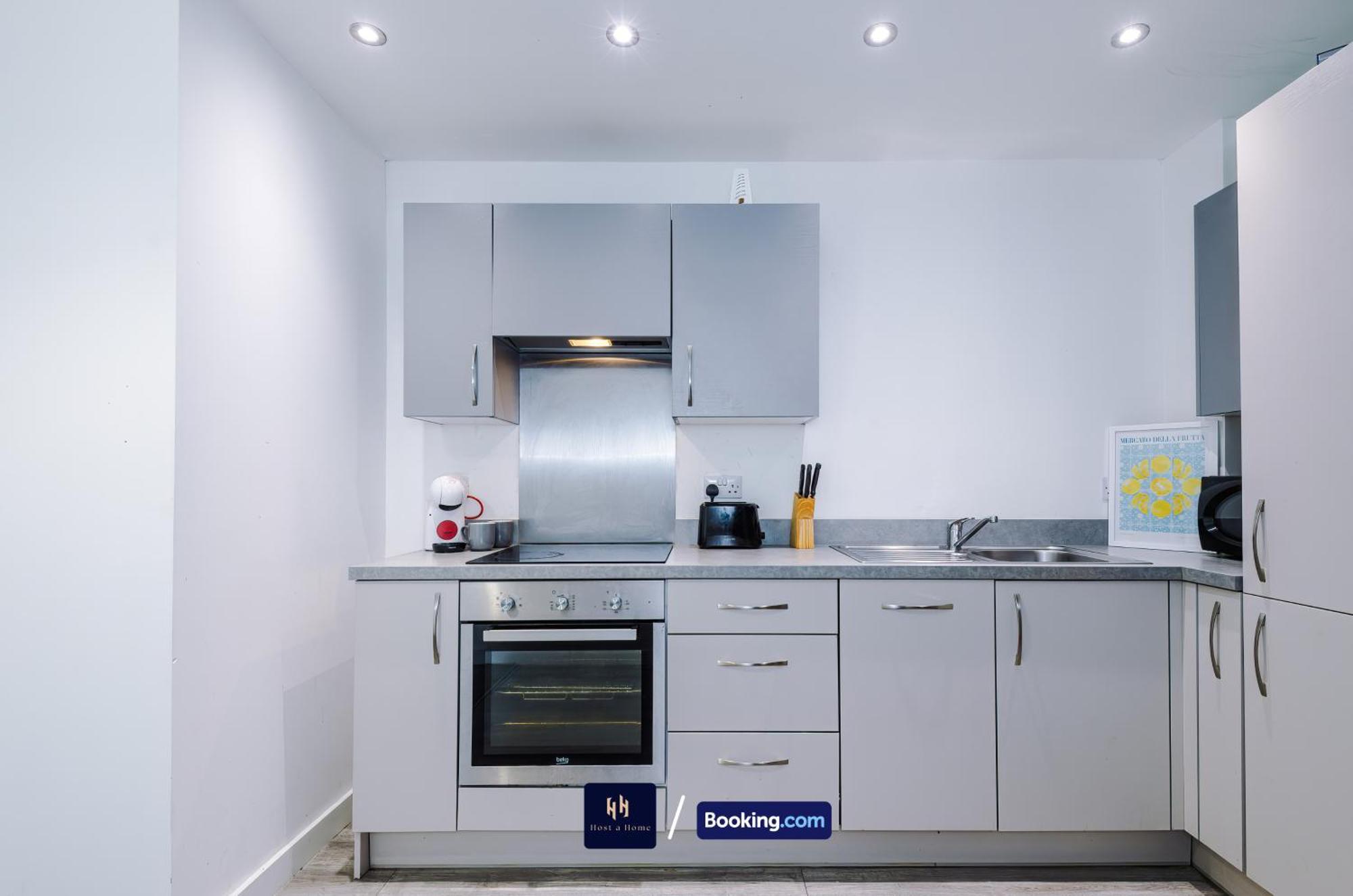 2 Extra Large Bedroom By Host A Short Lets & Serviced With Free Wifi Apartment *