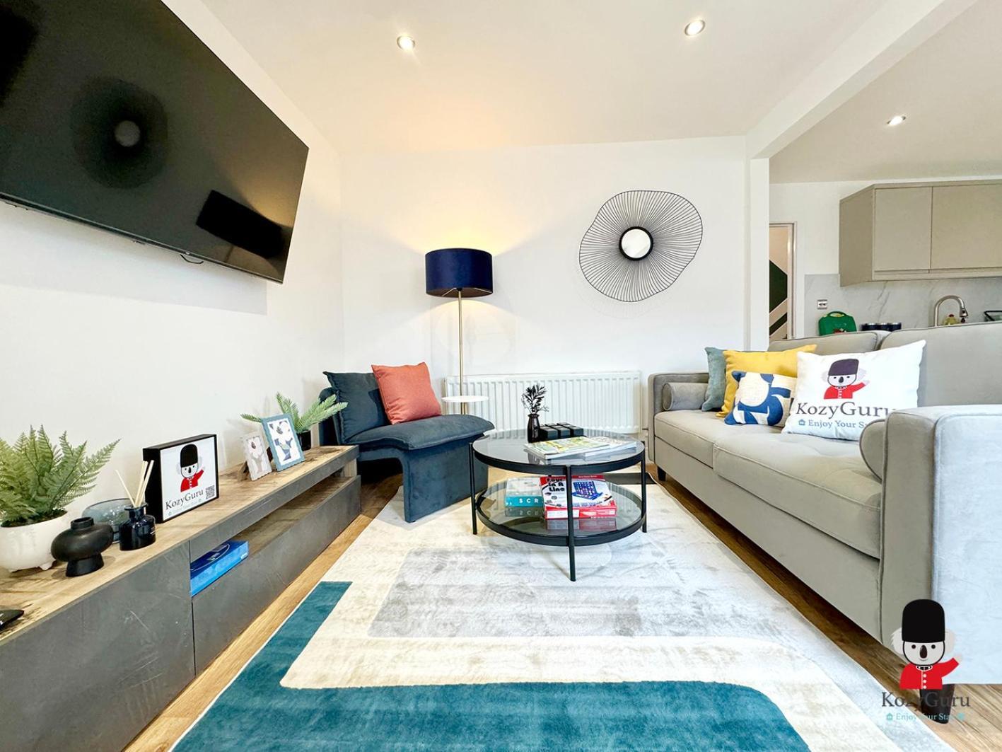 Apartment Kozy Salford 4br 9ppl 5 Mins To Centre *